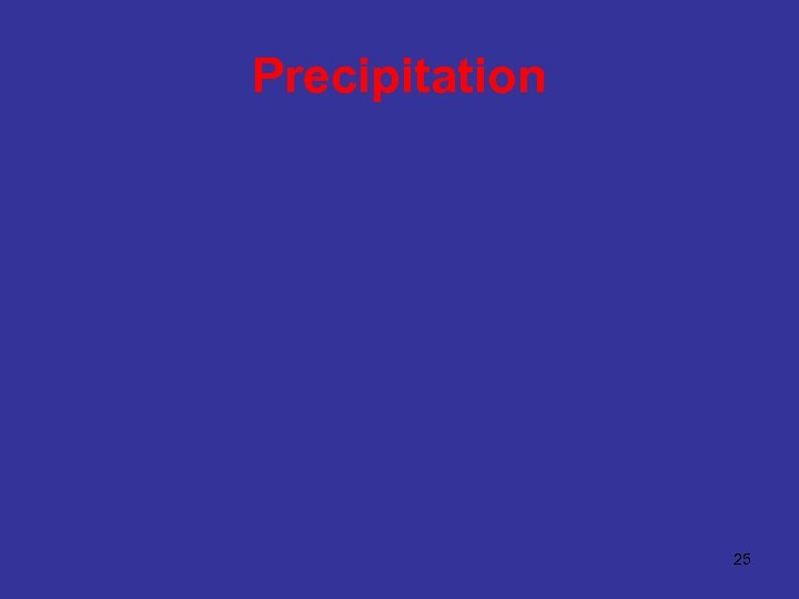 Precipitation 25 