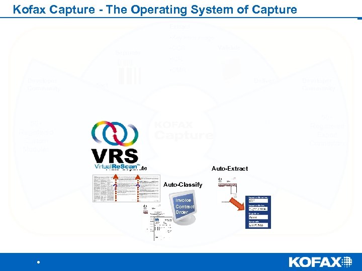 Kofax Capture - The Operating System of Capture Extract • Key from image Separate