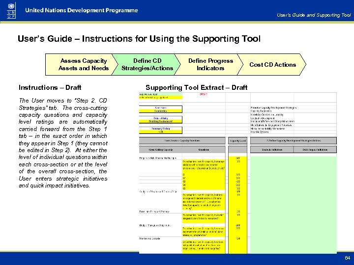 User’s Guide and Supporting Tool User’s Guide – Instructions for Using the Supporting Tool