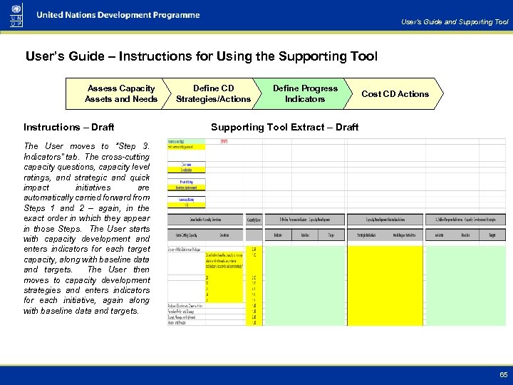 User’s Guide and Supporting Tool User’s Guide – Instructions for Using the Supporting Tool