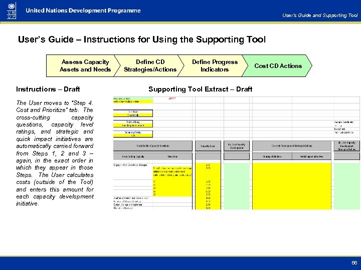 User’s Guide and Supporting Tool User’s Guide – Instructions for Using the Supporting Tool