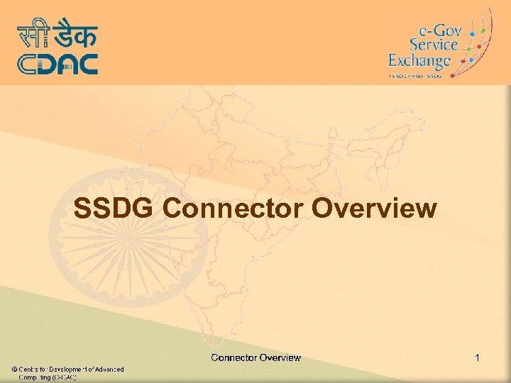 SSDG Connector Overview 1 