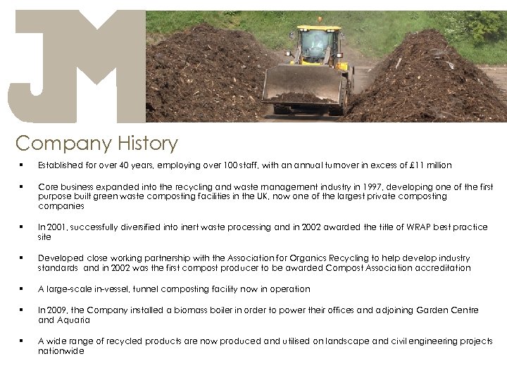 Company History § Established for over 40 years, employing over 100 staff, with an
