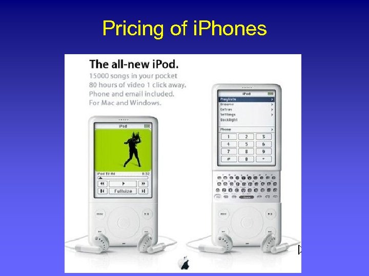 Pricing of i. Phones 