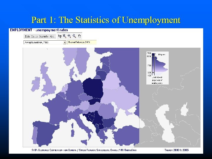 Part 1: The Statistics of Unemployment 