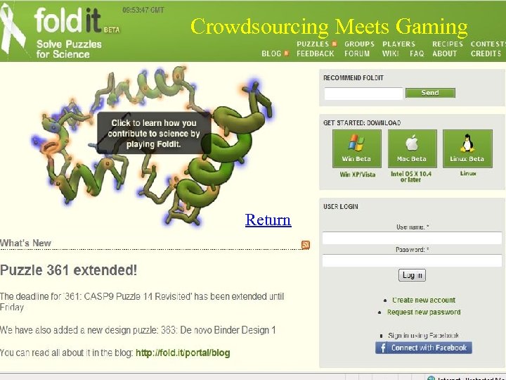 Crowdsourcing Meets Gaming Return 