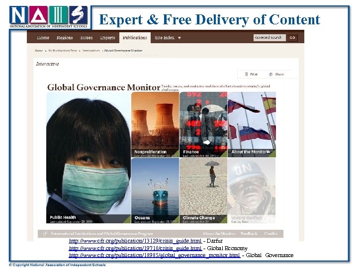 Expert & Free Delivery of Content http: //www. cfr. org/publication/13129/crisis_guide. html - Darfur http: