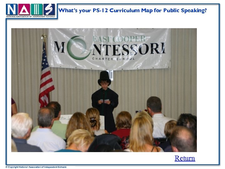 What’s your PS-12 Curriculum Map for Public Speaking? Return 