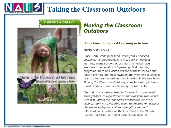 Taking the Classroom Outdoors 