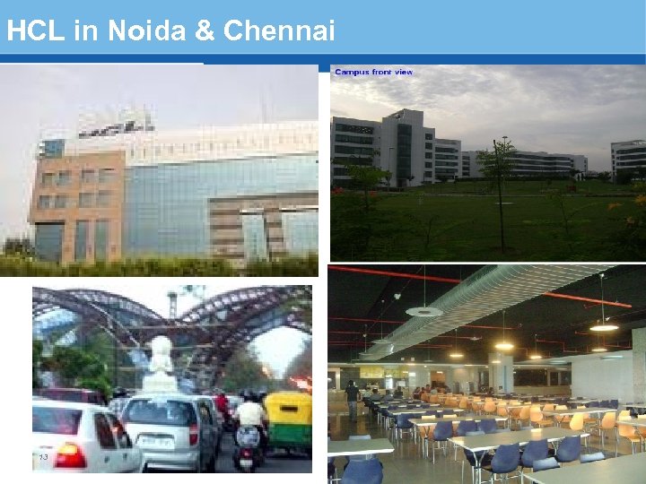 HCL in Noida & Chennai 13 