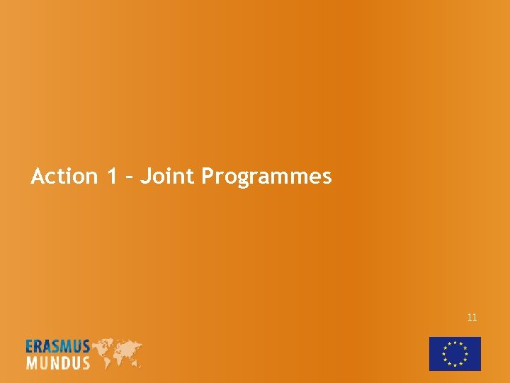 Action 1 – Joint Programmes 11 
