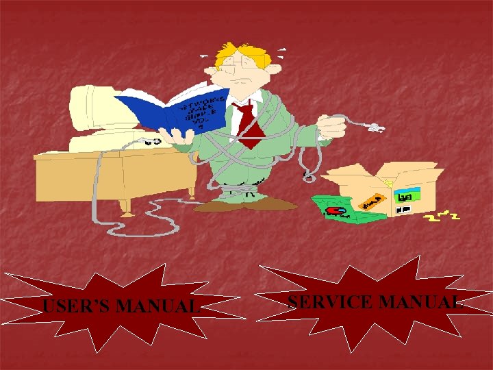 USER’S MANUAL SERVICE MANUAL 