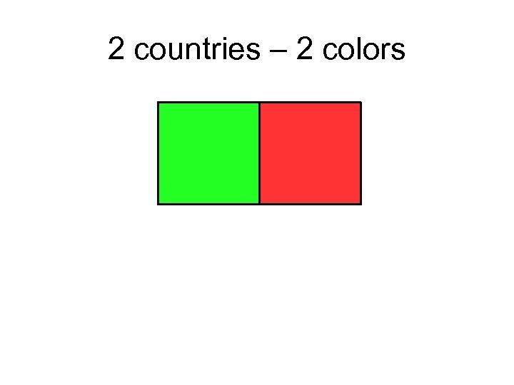 2 countries – 2 colors 