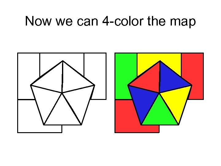 Now we can 4 -color the map 