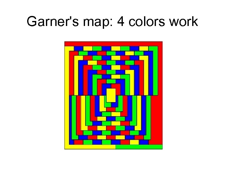 Garner's map: 4 colors work 