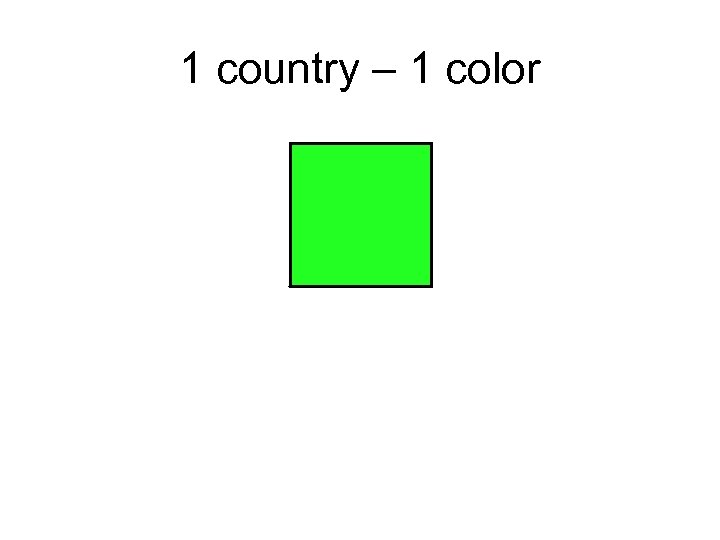 1 country – 1 color 