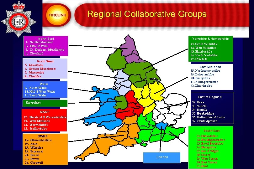Regional Collaborative Groups 1. 2. 3. 4. North East Northumberland Tyne & Wear Co.