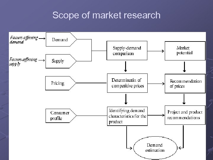 Scope of market research 