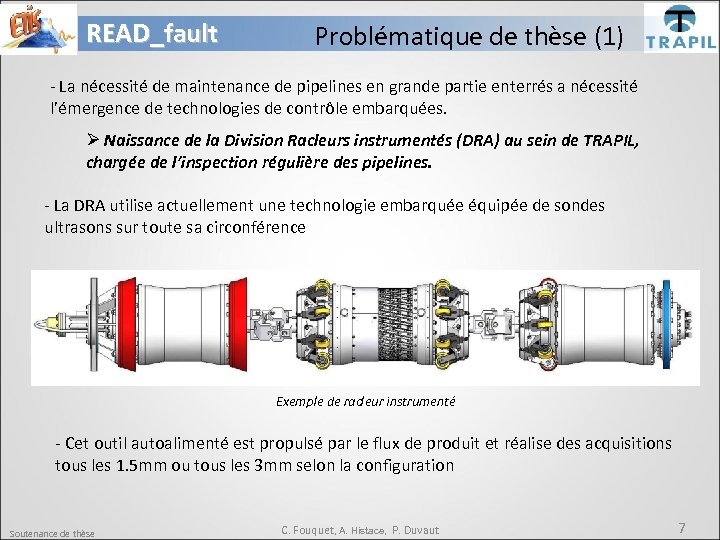 READ_fault Problématique de thèse (1) - La nécessité de maintenance de pipelines en grande