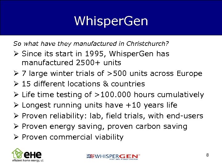 Whisper. Gen So what have they manufactured in Christchurch? Ø Since its start in
