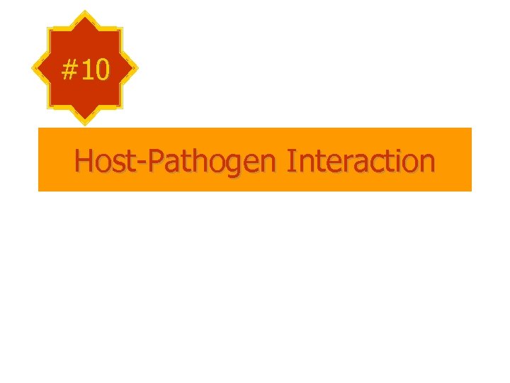 #10 Host-Pathogen Interaction 