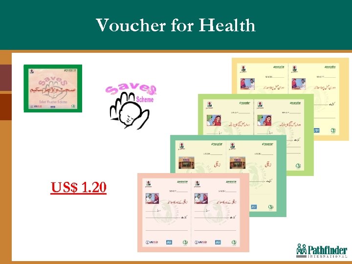 Voucher for Health US$ 1. 20 
