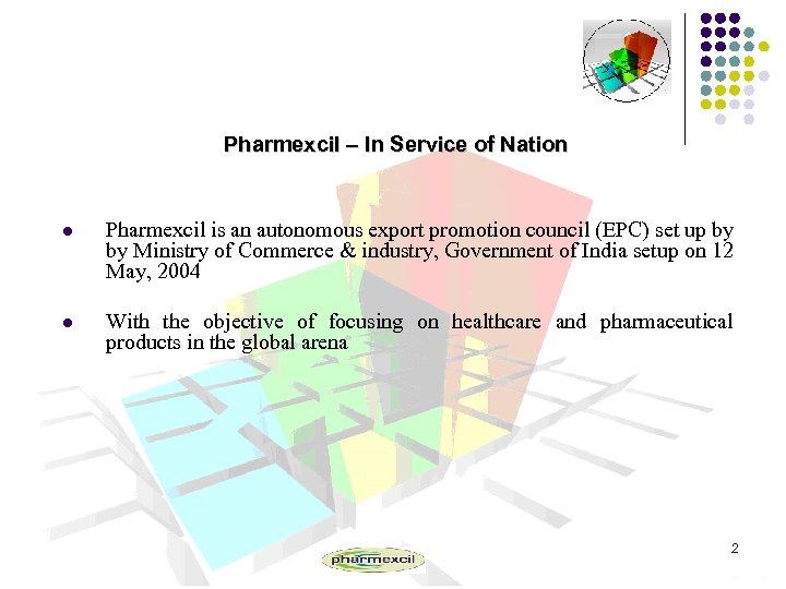 Pharmexcil – In Service of Nation l Pharmexcil is an autonomous export promotion council