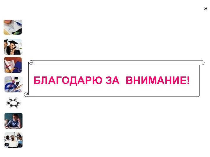 25 БЛАГОДАРЮ ЗА ВНИМАНИЕ! 