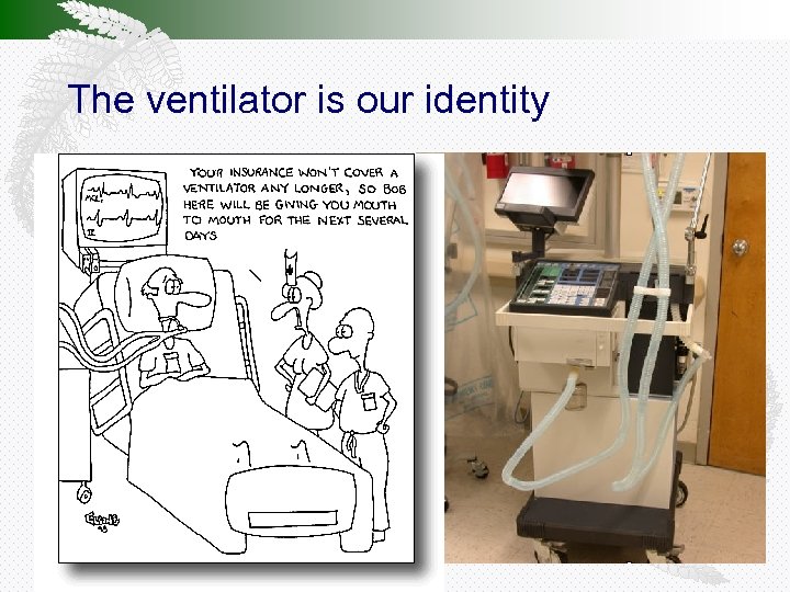 The ventilator is our identity 