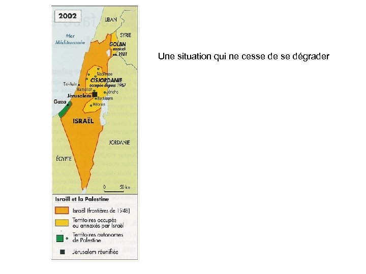 Une situation qui ne cesse de se dégrader 