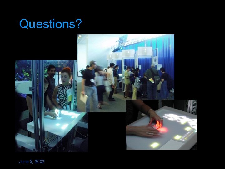 Questions? June 3, 2002 