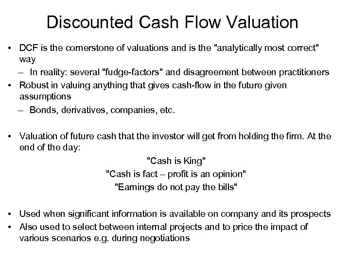 Dcf Model Discount Cash Flow Dcf Valuation 9877