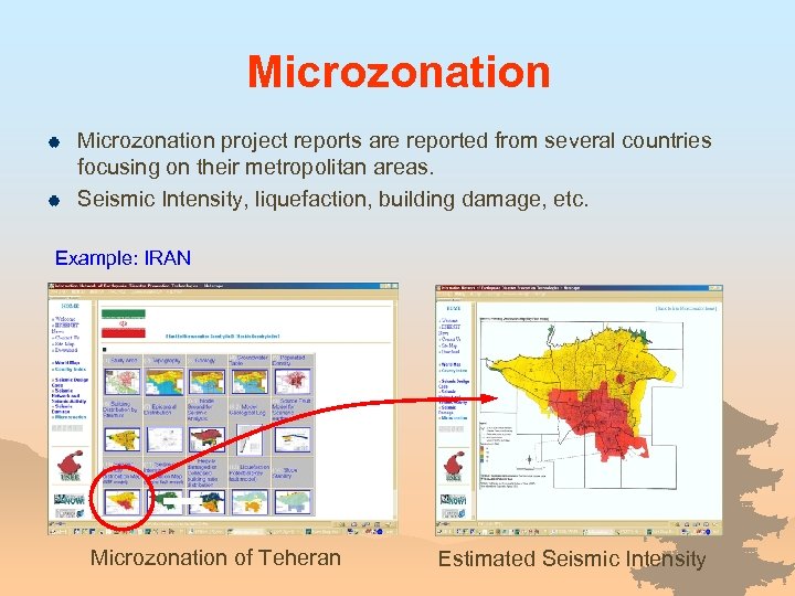 Microzonation | | Microzonation project reports are reported from several countries focusing on their