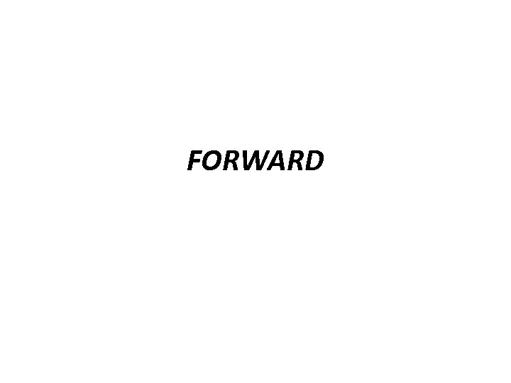 FORWARD 