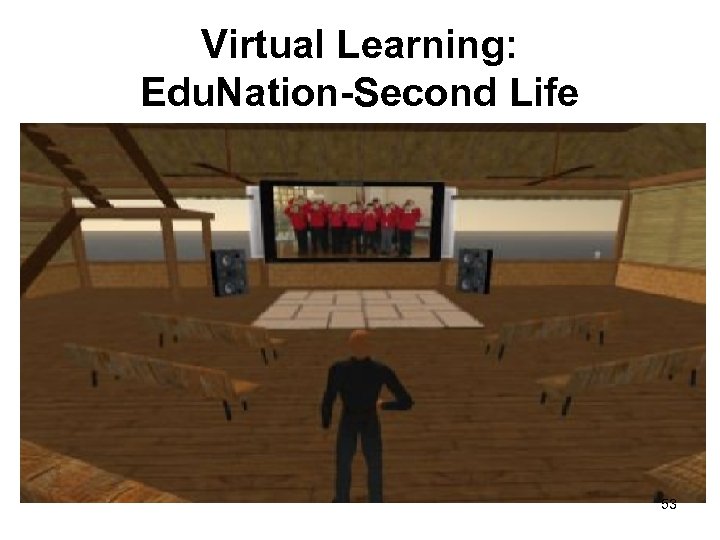 Virtual Learning: Edu. Nation-Second Life 53 