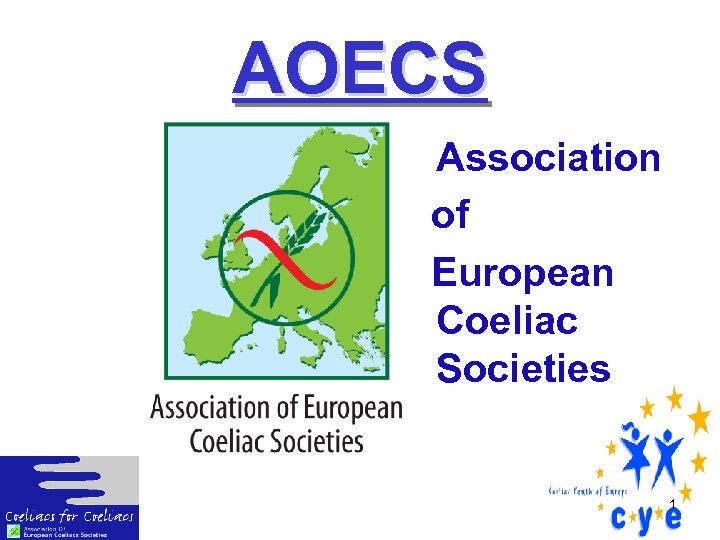 AOECS Association of European Coeliac Societies 1 