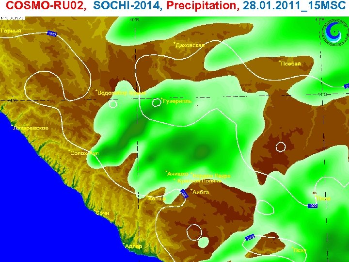  COSMO-RU 02, SOCHI-2014, Precipitation, 28. 01. 2011_15 MSC SOCHI-2014, 