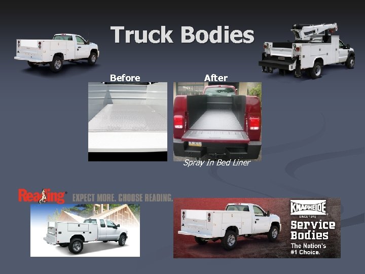 Truck Bodies Before After Spray In Bed Liner 