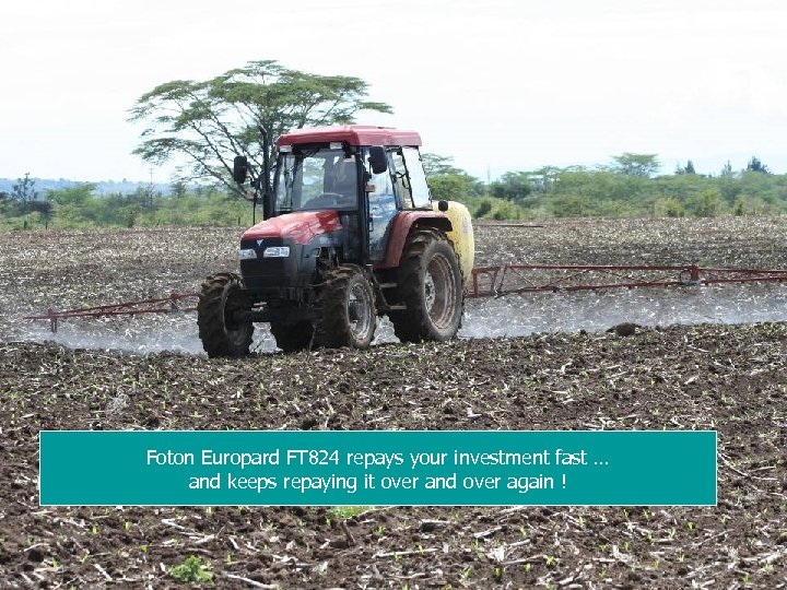 Foton Europard FT 824 repays your investment fast … and keeps repaying it over