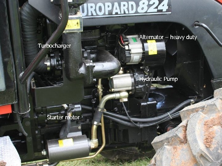 Alternator – heavy duty Turbocharger Hydraulic Pump Starter motor 