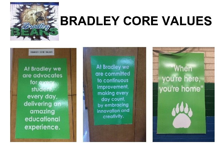 BRADLEY CORE VALUES 