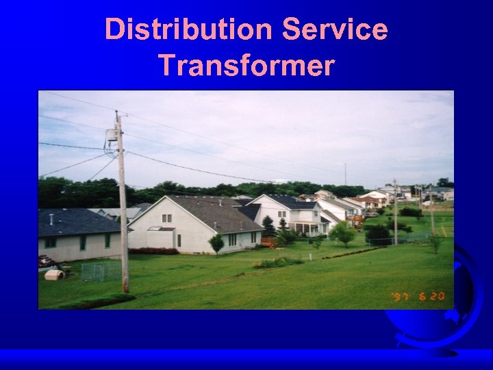 Distribution Service Transformer 