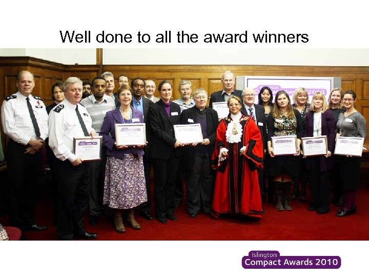 Well done to all the award winners 