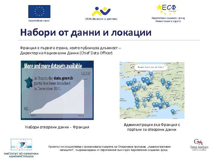 Набори от данни и локации Франция е първата страна, която публикува длъжност – Директор