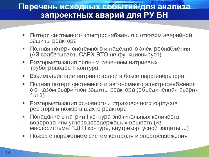 Перечень 14. Аварийный отказ. Перечень исходных событий запроектных аварий на АЭС. Аварийный отказ оборудования это. Исходное событие начальное событие.