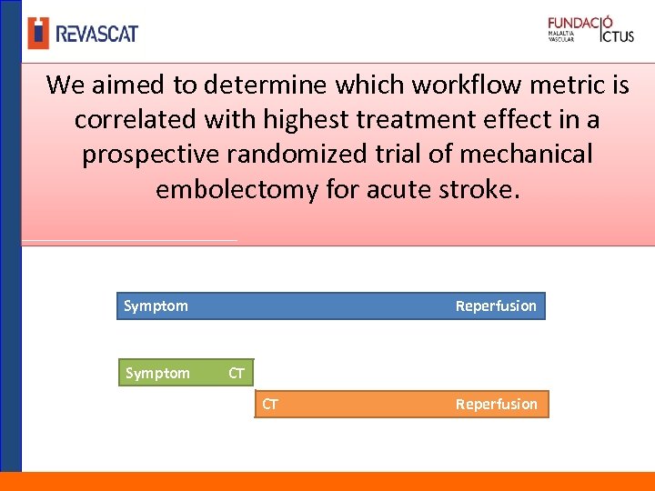 We aimed to determine which workflow metric is correlated with highest treatment effect in