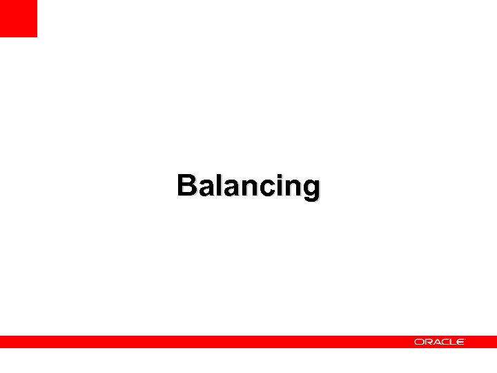 Balancing 