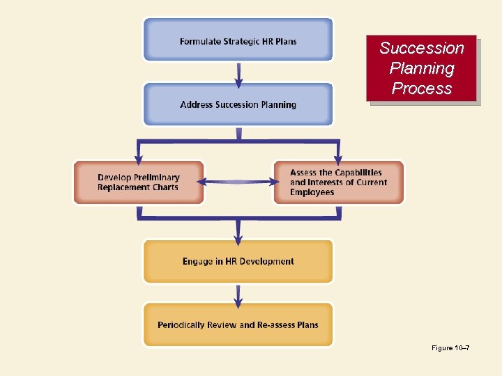 Succession Planning Process Figure 10– 7 
