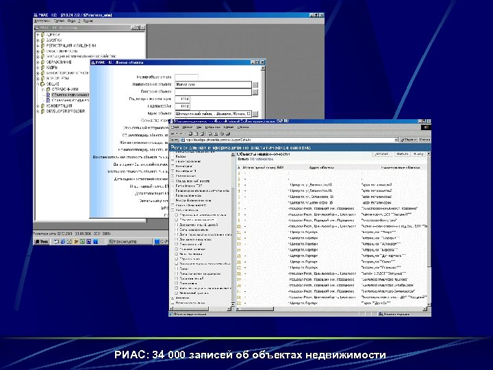 РИАС: 34 000 записей об объектах недвижимости 