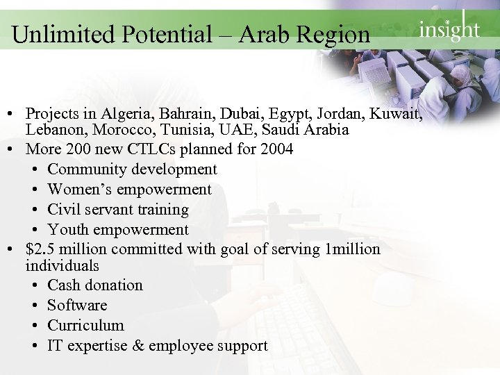 Unlimited Potential – Arab Region • Projects in Algeria, Bahrain, Dubai, Egypt, Jordan, Kuwait,
